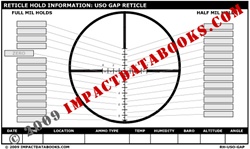 U.S. Optics GAP Reticle (Laminated)