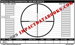 U.S. Optics MPR Reticle (Laminated)