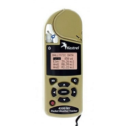 Kestrel 4500NV Weather & Environmental Meter with Bluetooth in Desert Tan