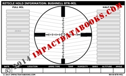 Bushnell BTR-MIL Reticle (Laminated)